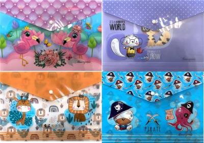 Opakowanie Teczka A4+ plastikowa z klipsem mix