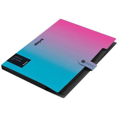 Opakowanie Teczka A4 PP 5 przegródek niebiesko-róż. Radiance