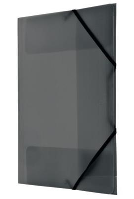 Teczka A4 PP gumka narożna czarna. Wydawca: TETIS. SmakLiter.pl Opakowanie Teczka A4 PP gumka narożna czarna