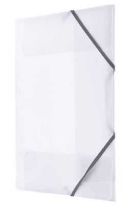 Teczka A4 PP gumka narożna transparentna. Wydawca: TETIS. SmakLiter.pl Opakowanie Teczka A4 PP gumka narożna transparentna