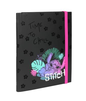 Teczka A4 przestrzenna tekturowa z gumką Disney Black wzór 3. Wydawca: Patio. SmakLiter.pl Opakowanie Teczka A4 przestrzenna tekturowa z gumką Disney Black wzór 3