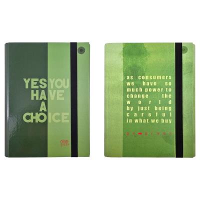 Opakowanie Teczka A4 skrzydłowa z gumką Think Green MIX