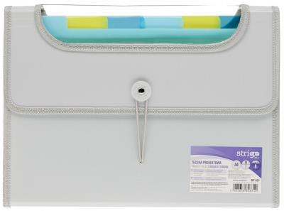 Opakowanie Teczka A4 Vfile z 6 przekładkami szara STRIGO