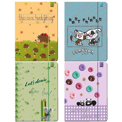 Opakowanie Teczka A4 z gumką BFF zwierzaki mix