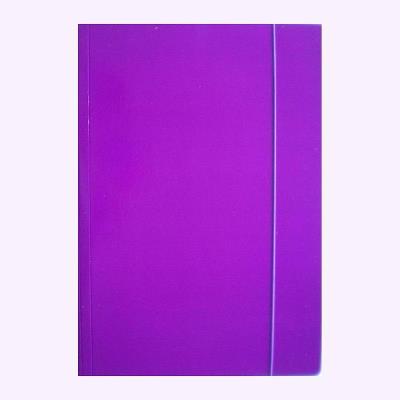 Opakowanie Teczka A4 z gumką błyszcząca fioletowa
