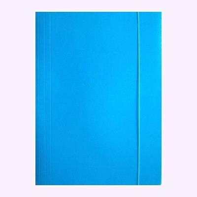 Opakowanie Teczka A4 z gumką błyszcząca niebieska