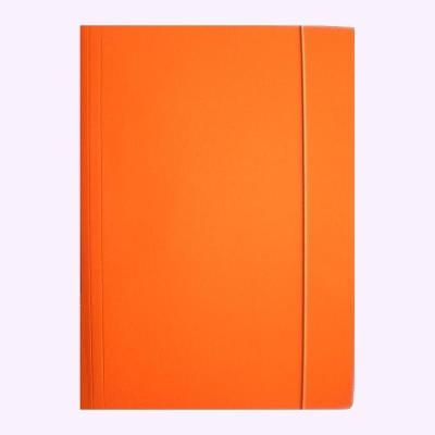 Opakowanie Teczka A4 z gumką błyszcząca pomarańczowa