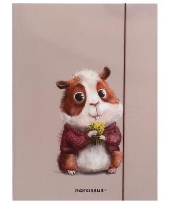 Teczka A4 z gumką Chomik. Wydawca: Narcissus. SmakLiter.pl Opakowanie Teczka A4 z gumką Chomik