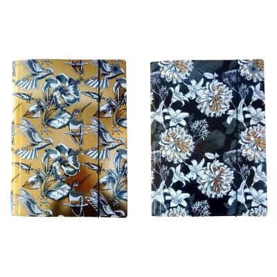 Opakowanie Teczka A4 z gumką Flowers Gold (10szt)