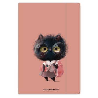 Teczka A4 z gumką FUN Kot 10 sztuk. Wydawca: Narcissus. SmakLiter.pl Opakowanie Teczka A4 z gumką FUN Kot 10 sztuk