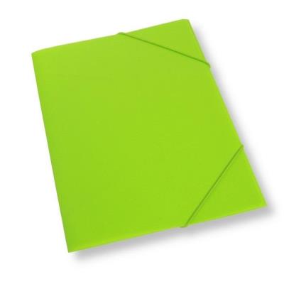 Opakowanie Teczka A4 z gumką plastikowa jasnozielona