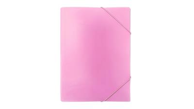 Opakowanie Teczka A4 z gumką PP pastel różowy