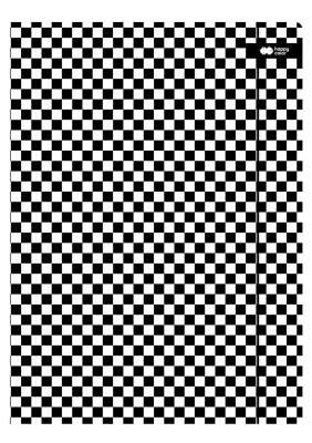 Opakowanie Teczka A4+ z gumką Skate szachownica HAPPY COLOR