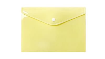 Opakowanie Teczka A5 kopertowa PP pastel żółty