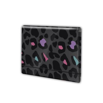 Opakowanie Teczka A5 Penmte łamana na gumkę panterka T0106