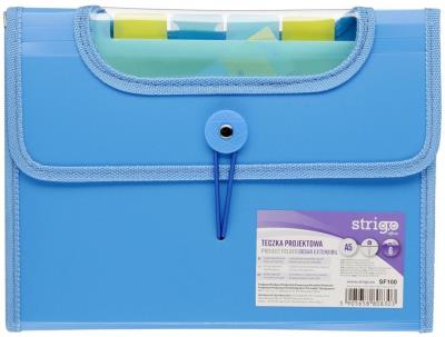 Opakowanie Teczka A5 Vfile z 6 przekładkami niebieska STRIGO