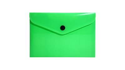 Opakowanie Teczka A6 kopertowa PP neon zielony