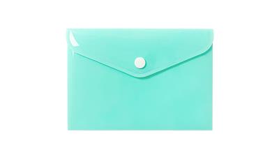 Opakowanie Teczka A6 kopertowa PP pastel zielony