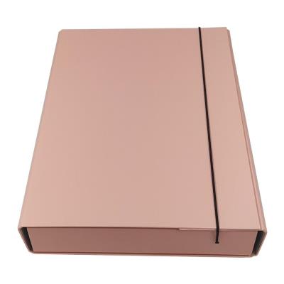 Opakowanie Teczka box z gumką różowa