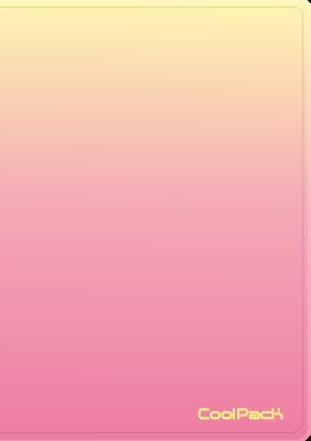 Opakowanie Teczka clear book A4 Coolpack Gradient 20 koszulek PEACH
