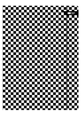 Opakowanie Teczka kartonowa z gumką, SKATE, szachownica, 24x31cm, Happy Color