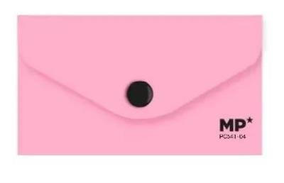Opakowanie Teczka kopertowa 62x105mm na zatrzask różowa