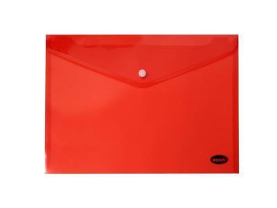 Opakowanie Teczka kopertowa na zatrzask A5 PCV czerwona