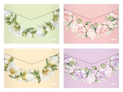 Opakowanie Teczka kopertowa na zatrzask A5 PP mix