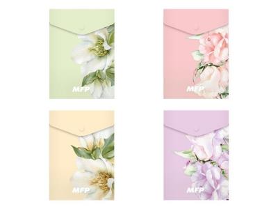 Opakowanie Teczka kopertowa na zatrzask A6 PP mix