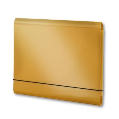 Opakowanie Teczka łamana A4 na gumkę złota