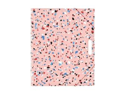 Opakowanie Teczka na rysunki A3 Terrazzo różowa