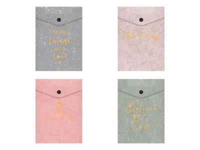 Opakowanie Teczka na zatrzask M A6 PP Lux mix Tie