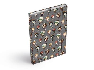 Opakowanie Teczka skrzydłowa z gumką A4 Anime Mascots