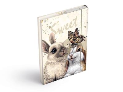 Opakowanie Teczka skrzydłowa z gumką A4 Zwierzątka