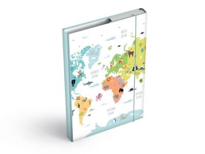 Opakowanie Teczka skrzydłowa z gumką A5 Maps