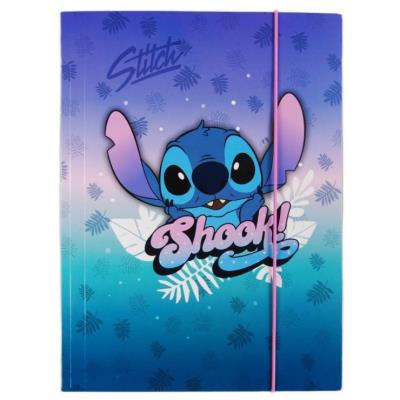 Opakowanie Teczka tekturowa A4 z gumką DISNEY CORE Stitch wzór 2