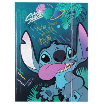 Teczka tekturowa A4 z gumką DISNEY CORE Stitch wzór 3. Wydawca: Patio. SmakLiter.pl Opakowanie Teczka tekturowa A4 z gumką DISNEY CORE Stitch wzór 3