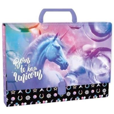 Opakowanie Teczka twarda z rączką Jednorożec 15 DERFORM