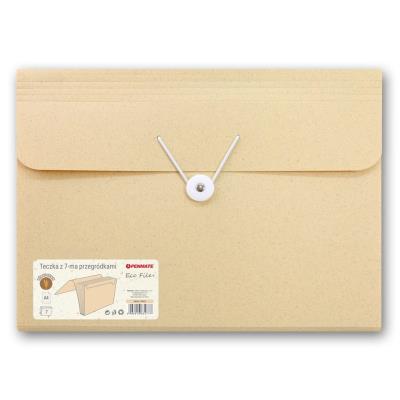 Opakowanie Teczka z 7-ma pezegródkami A4 żółta PENMATE