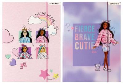 Opakowanie Teczka z gumką A4 Barbie