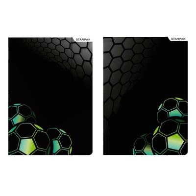 Opakowanie Teczka z gumką A4 Football 10 sztuk mix