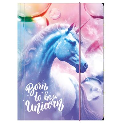 Opakowanie Teczka z gumką A4 Jednorożec 15 DERFORM