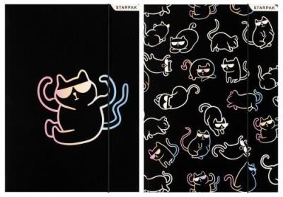 Opakowanie Teczka z gumką A4 Kitty black