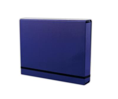 Opakowanie Teczka z gumką A4 Lux kobaltowa pastelowa TT7441