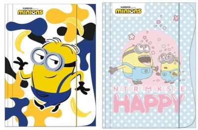 Opakowanie Teczka z gumką A4 Minionki Kids