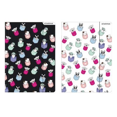 Opakowanie Teczka z gumką A4 Minsy 10 sztuk mix