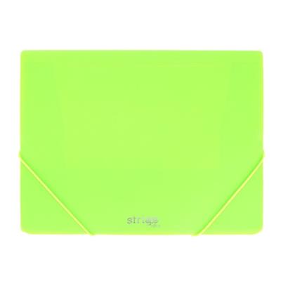 Opakowanie Teczka z gumką A4 PP neon zielona STRIGO