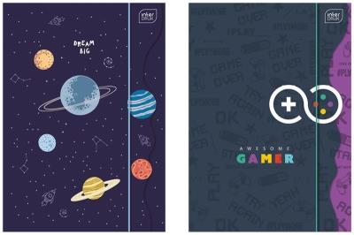 Opakowanie Teczka z gumką A4+ Shape Boys (10szt)