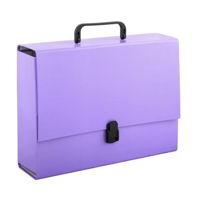 Opakowanie Teczka z rączką A4  10 cm Penmate 10 fioletowa pastelowa