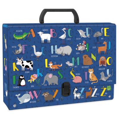 Opakowanie Teczka z rączką gruba alfabet